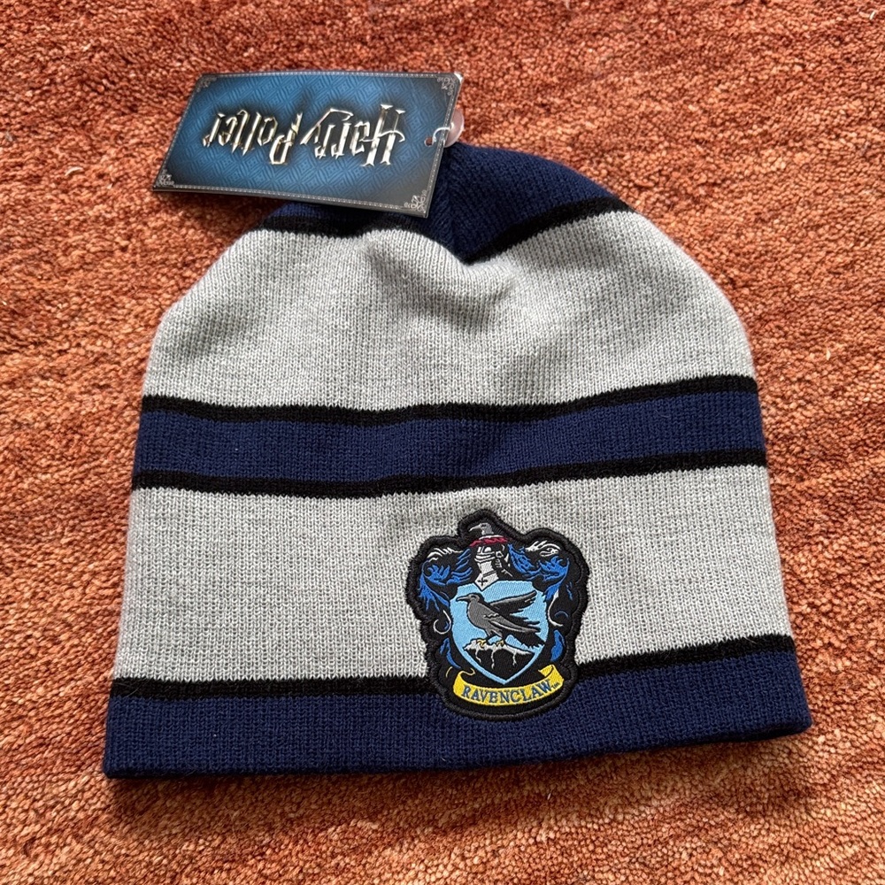 Harry Potter Blue Gray Ravenclaw Beanie Hat